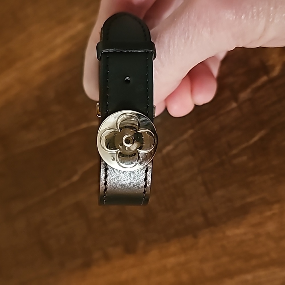 Authentic Louis Vuitton Leather Wish Bracelet